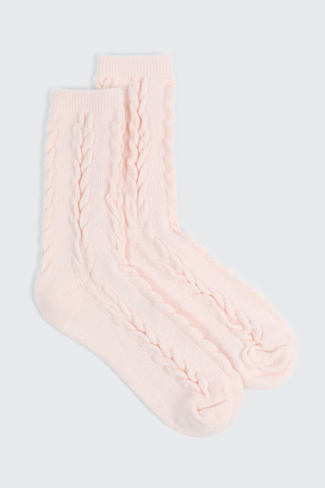 Chaussettes pour bottes en tricot torsadé