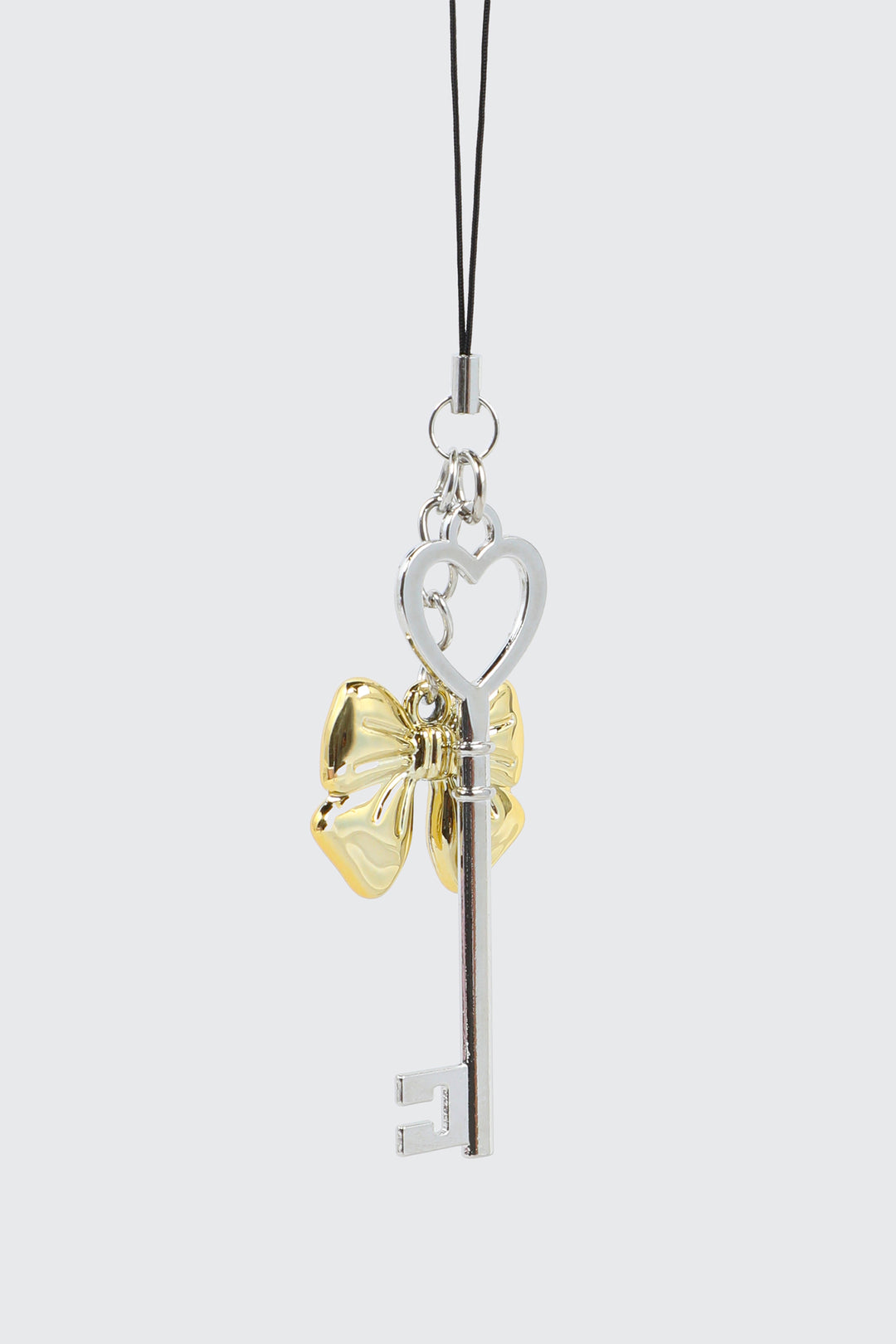 Key & Bow Phone Charm