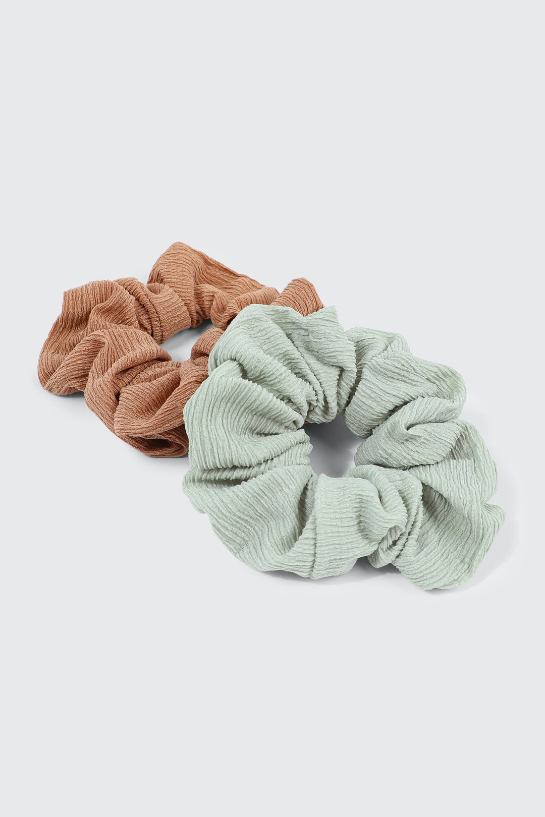 2-Pack Textured Scrunchies