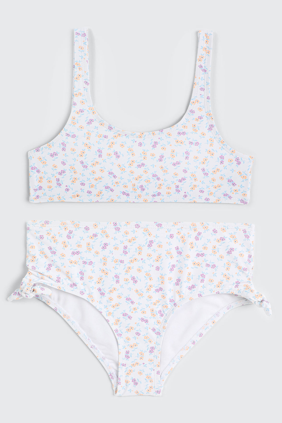 Printed Side Tie Swim Bottom