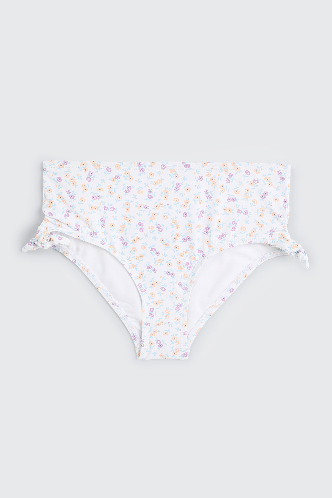 Printed Side Tie Swim Bottom