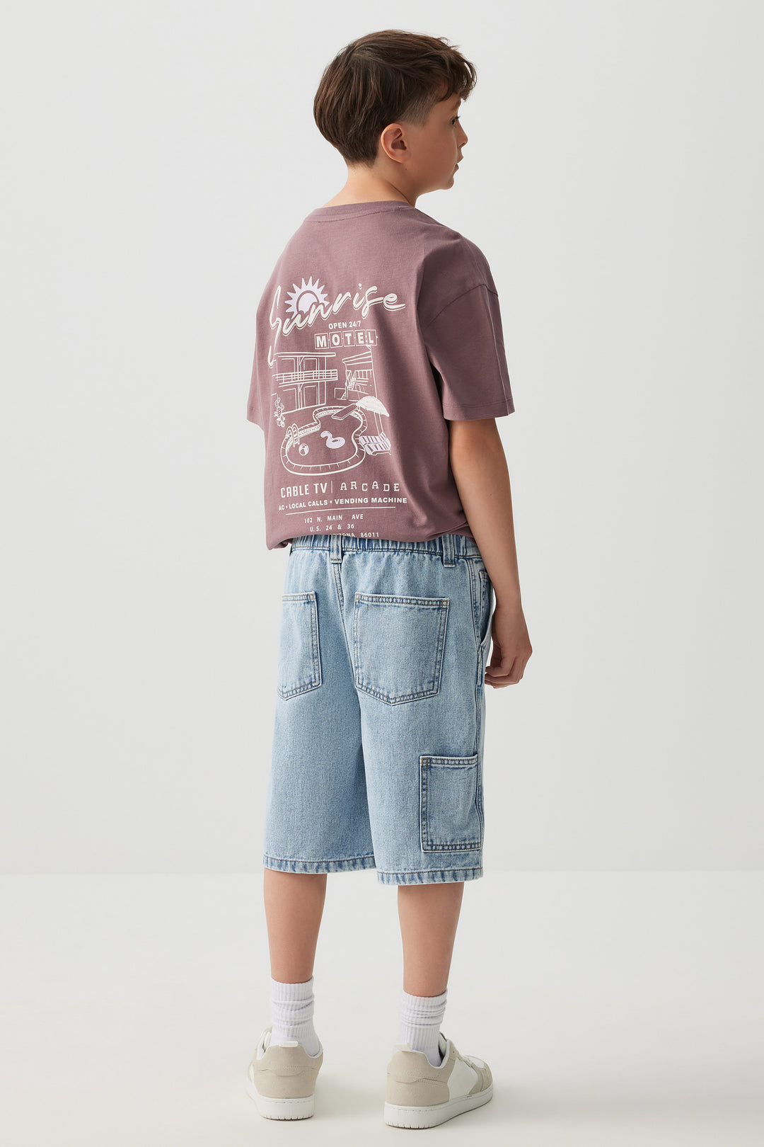 Bermuda menuisier en denim