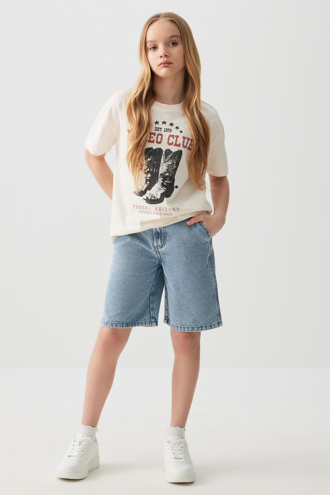 Bermuda menuisier en denim