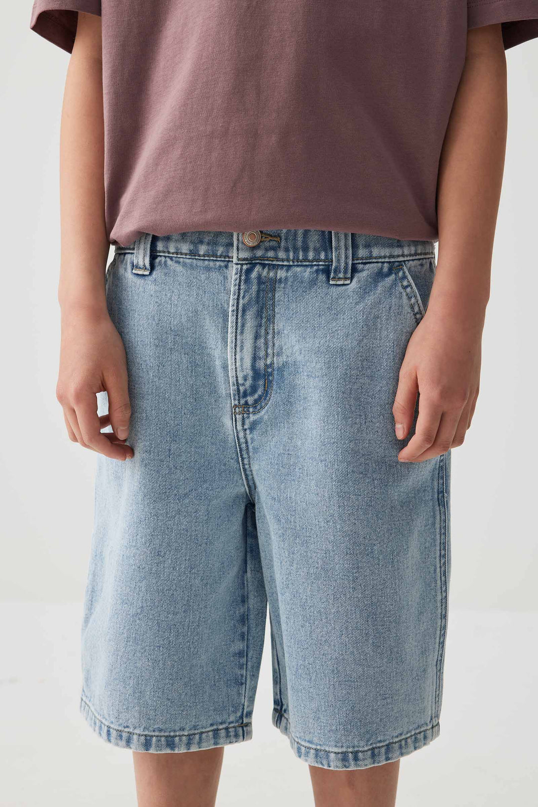 Bermuda menuisier en denim