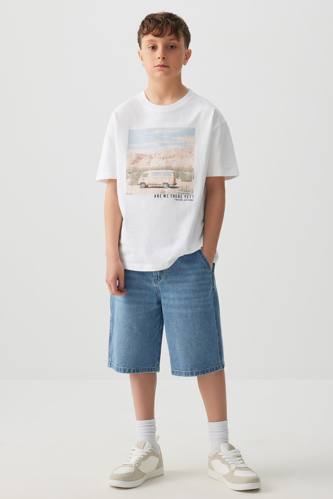 Bermuda menuisier en denim