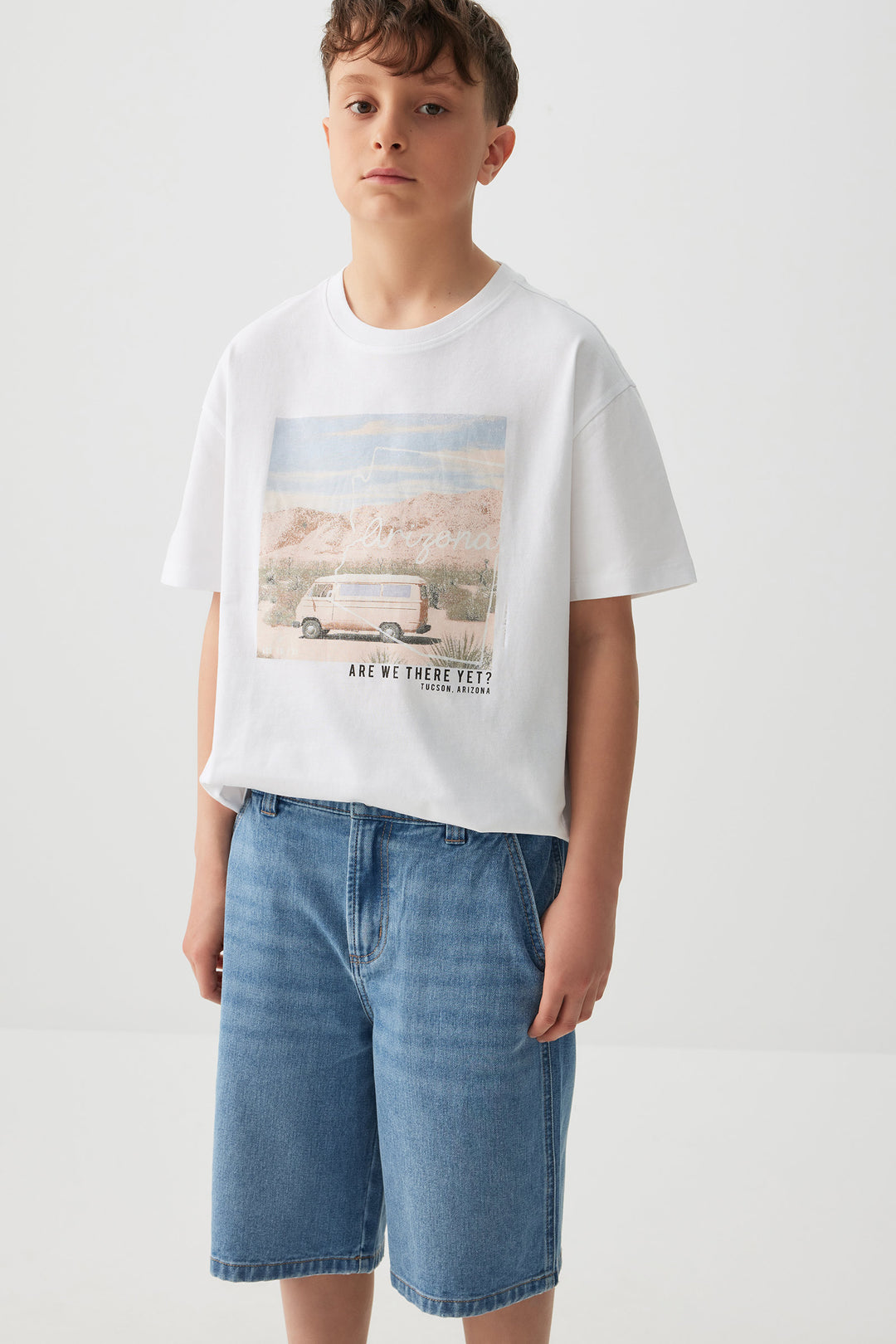 Bermuda menuisier en denim