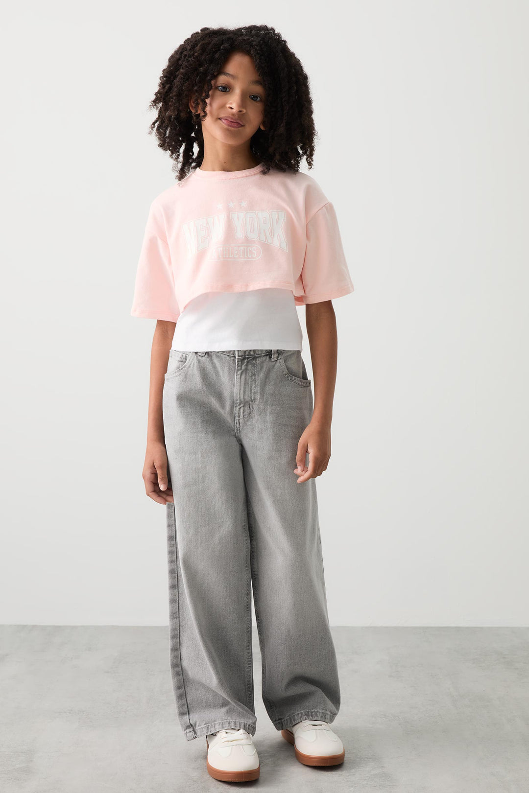 Layered Graphic Boxy T-Shirt