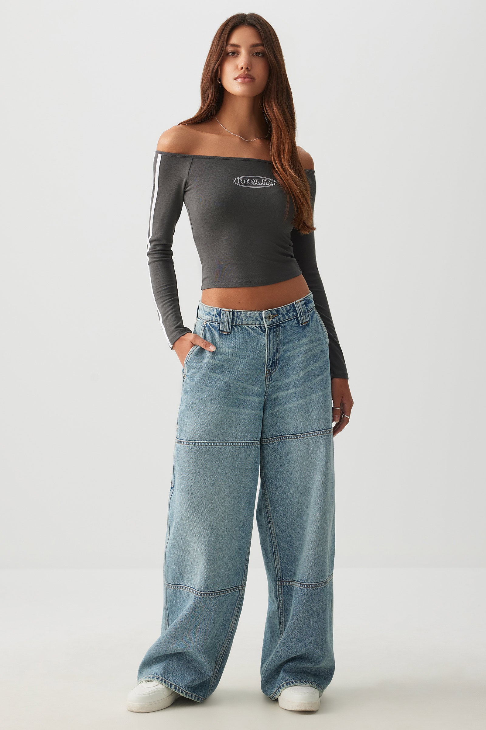 トップス endlessmade Off Shoulder Long Sleeve Top – Ardene