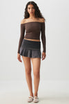 Washed Micro Skirt
