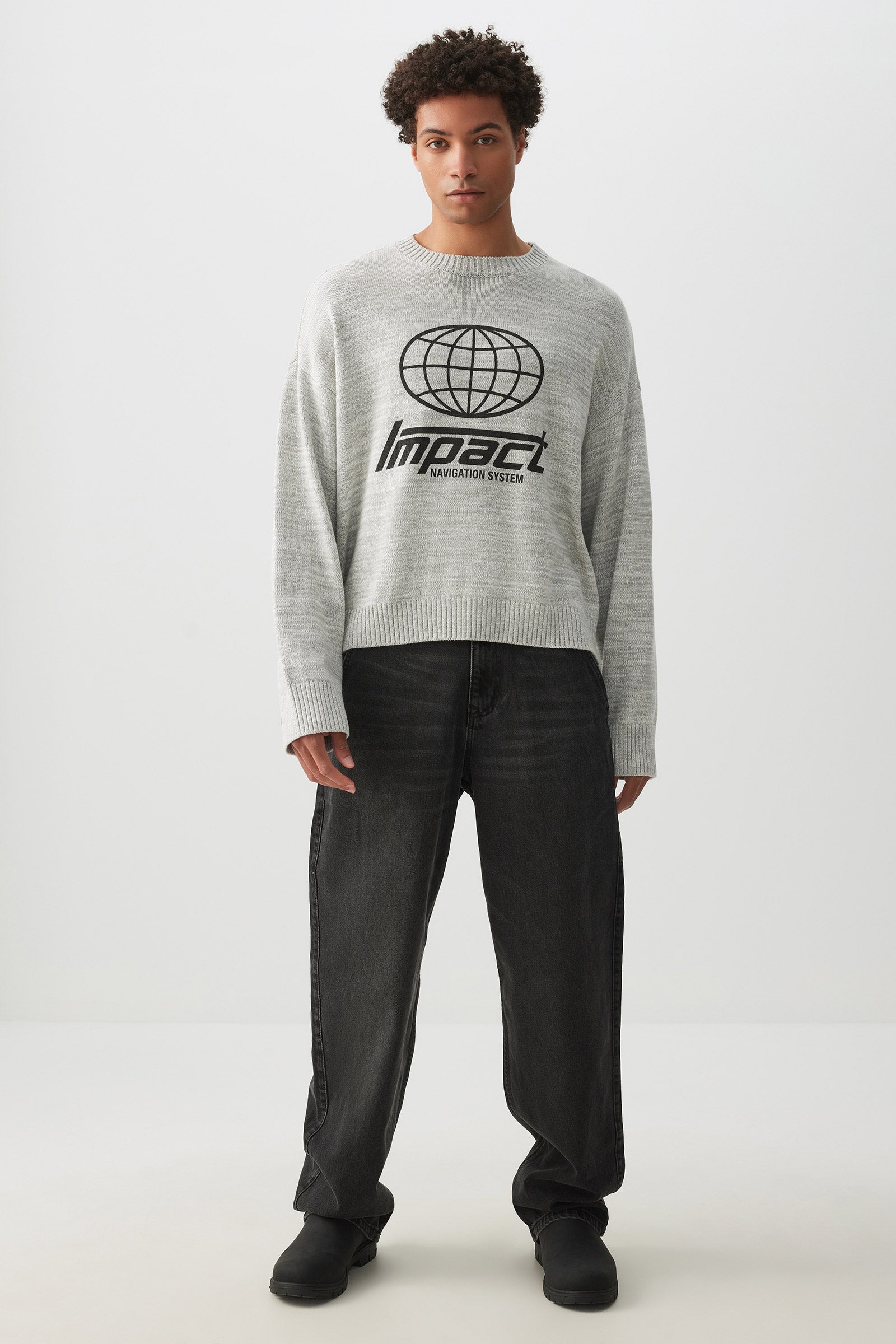 Graphic Crew Neck Sweater – Ardene