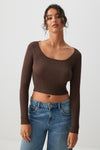 Fine Knit Square Neck Sweater
