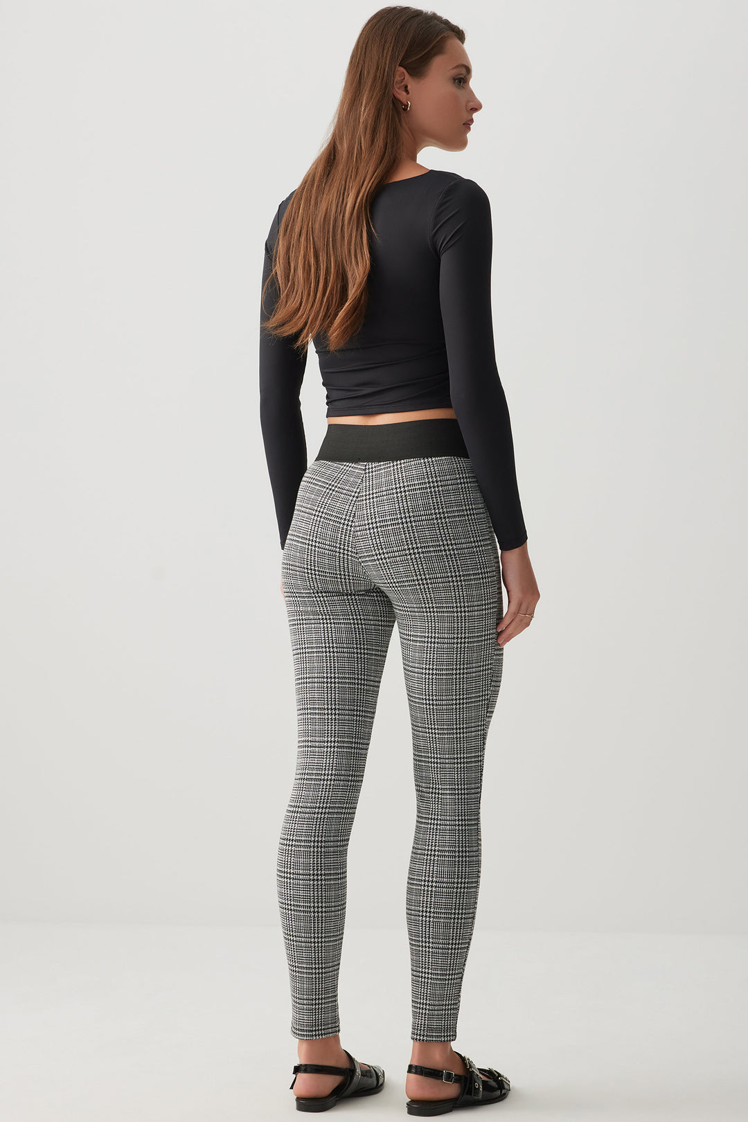 High Rise Pintuck Leggings
