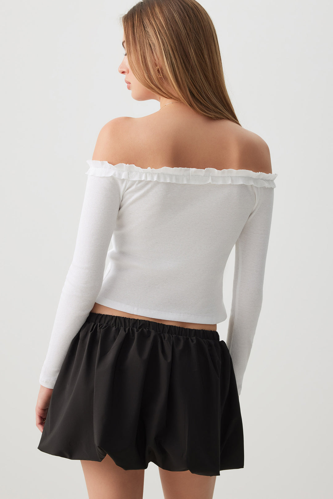 Microjupe bulle avec short