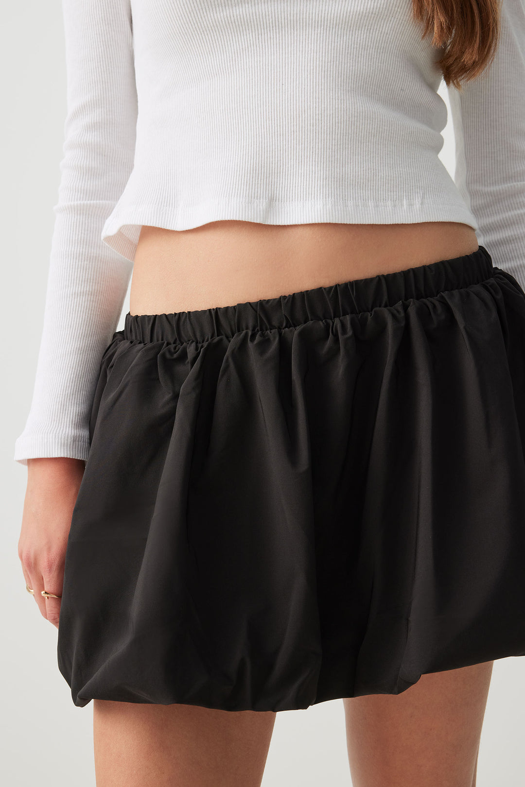 Microjupe bulle avec short