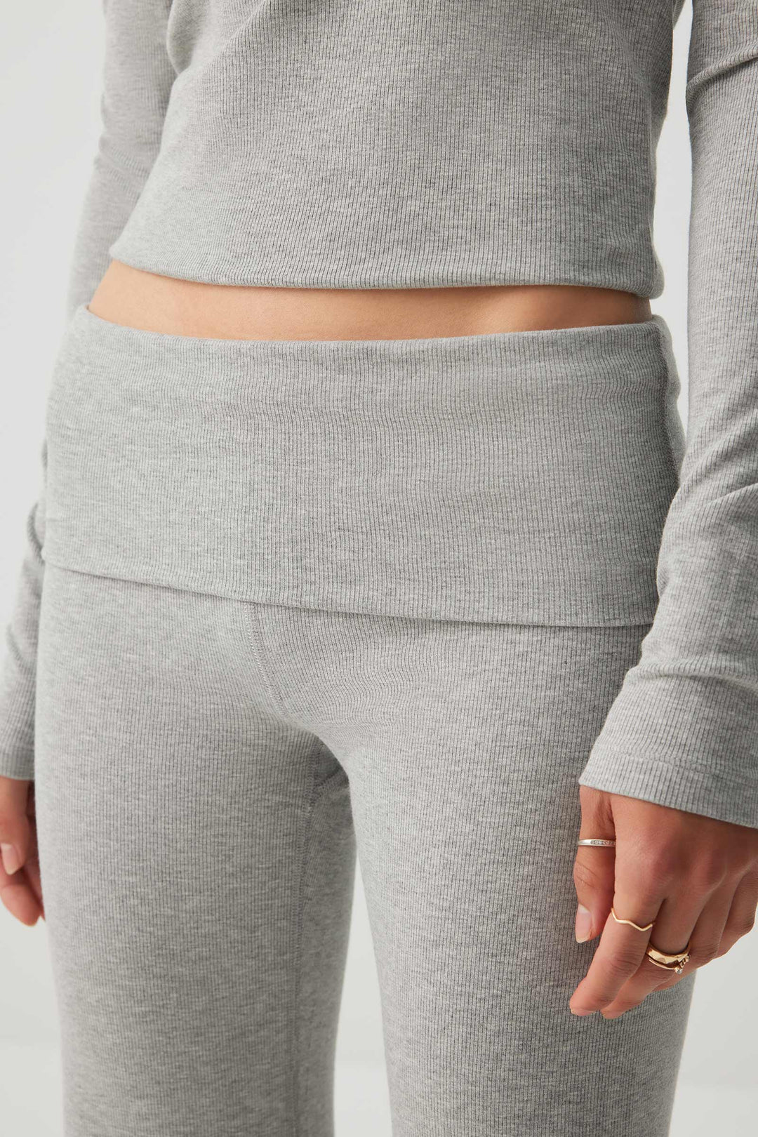 Super Stretch Fold Over Flare Leggings