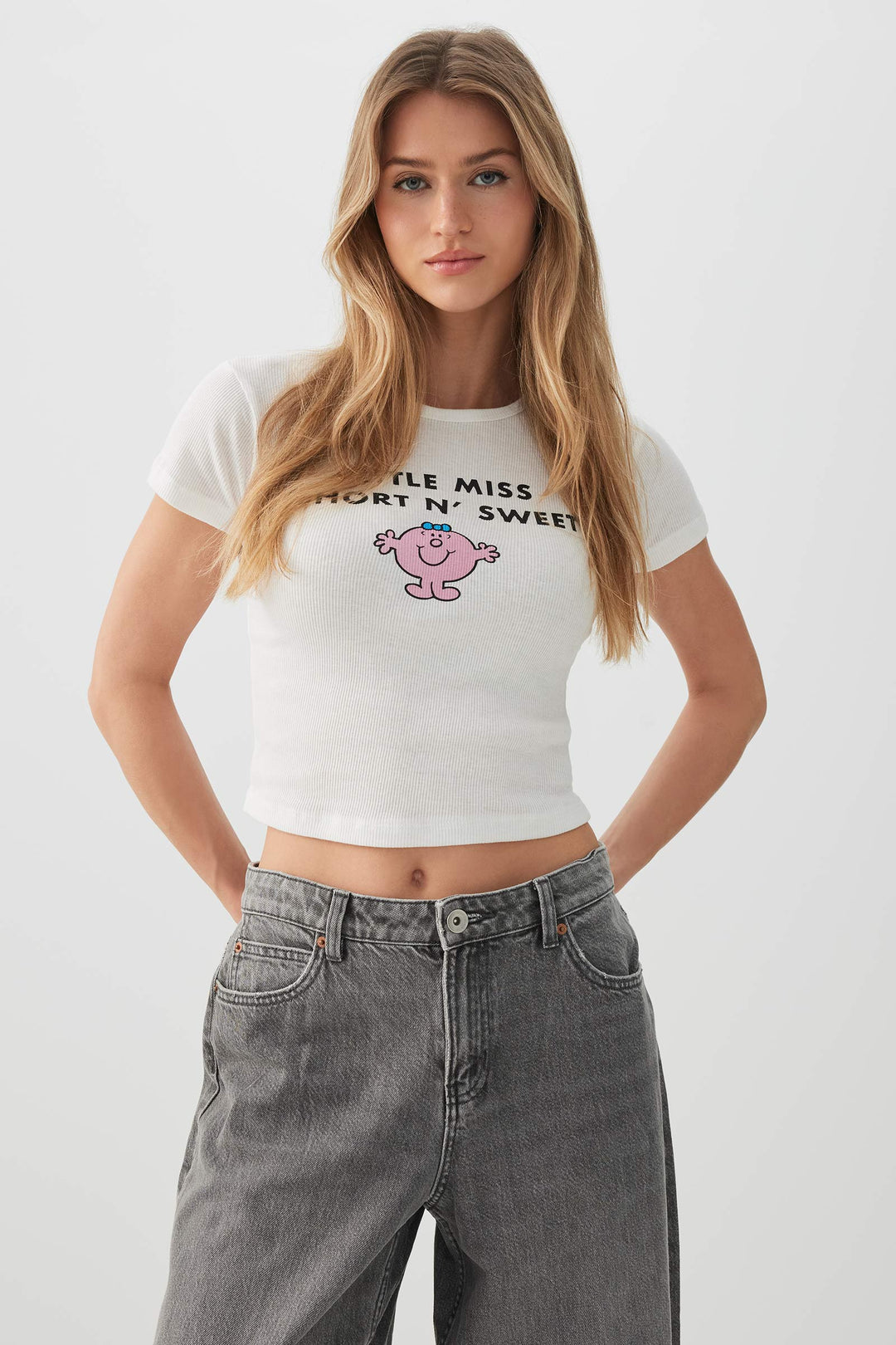 T-shirt court et ajusté Madame