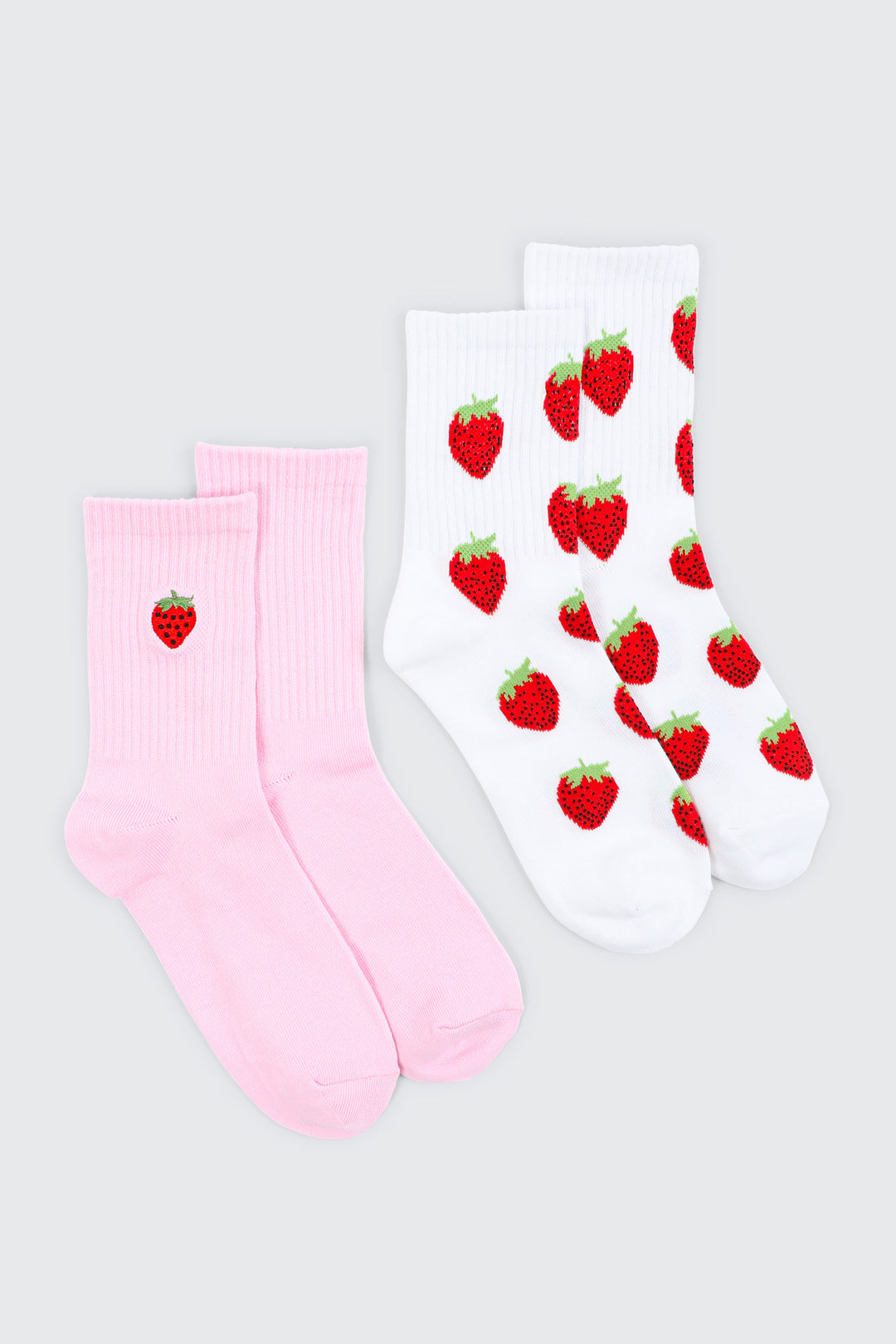 Ensemble de 2 paires de chaussettes fraises