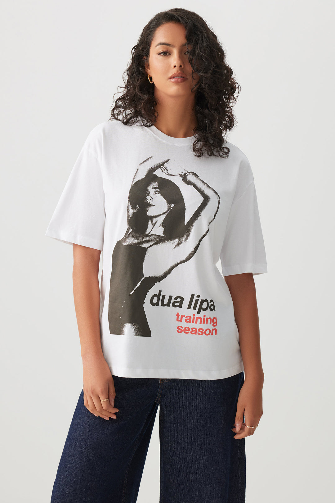 T-shirt Dua Lipa ample