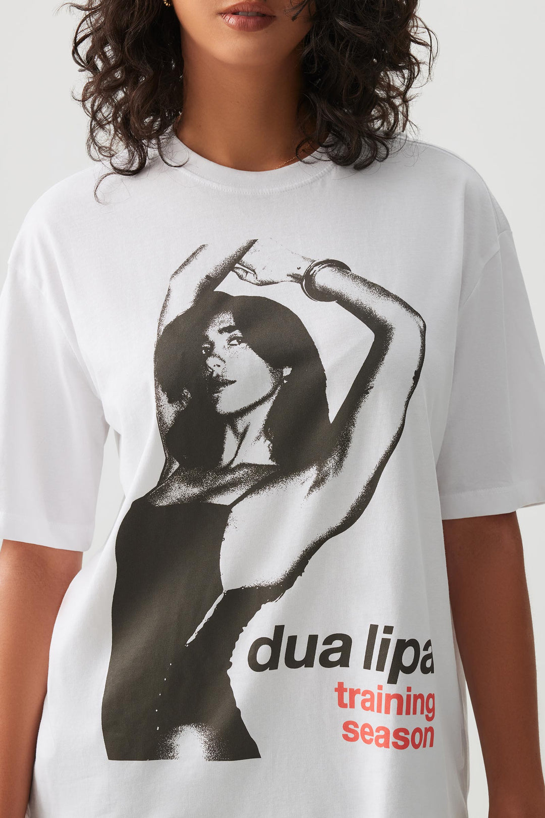 T-shirt Dua Lipa ample