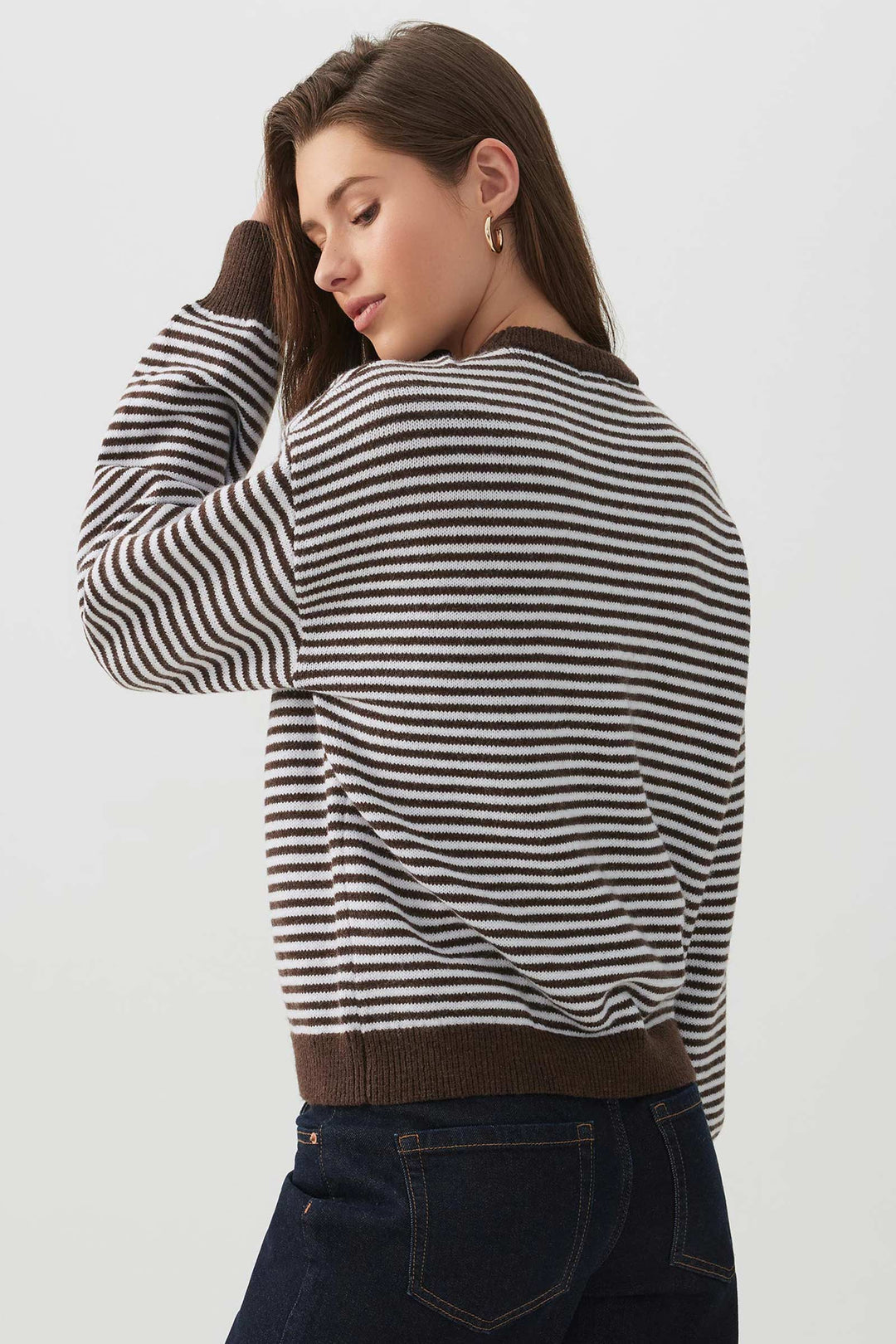 Striped Crew Neck Sweater