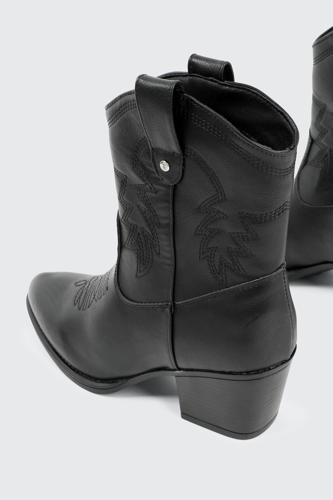 Cowboy Boots with Distressed Detail