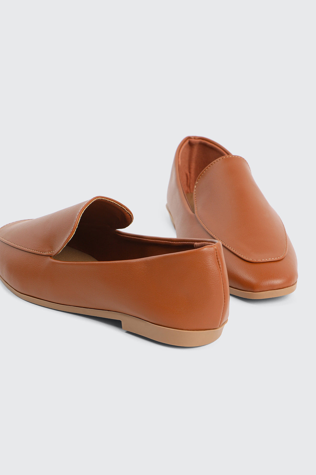 Faux Leather Loafers