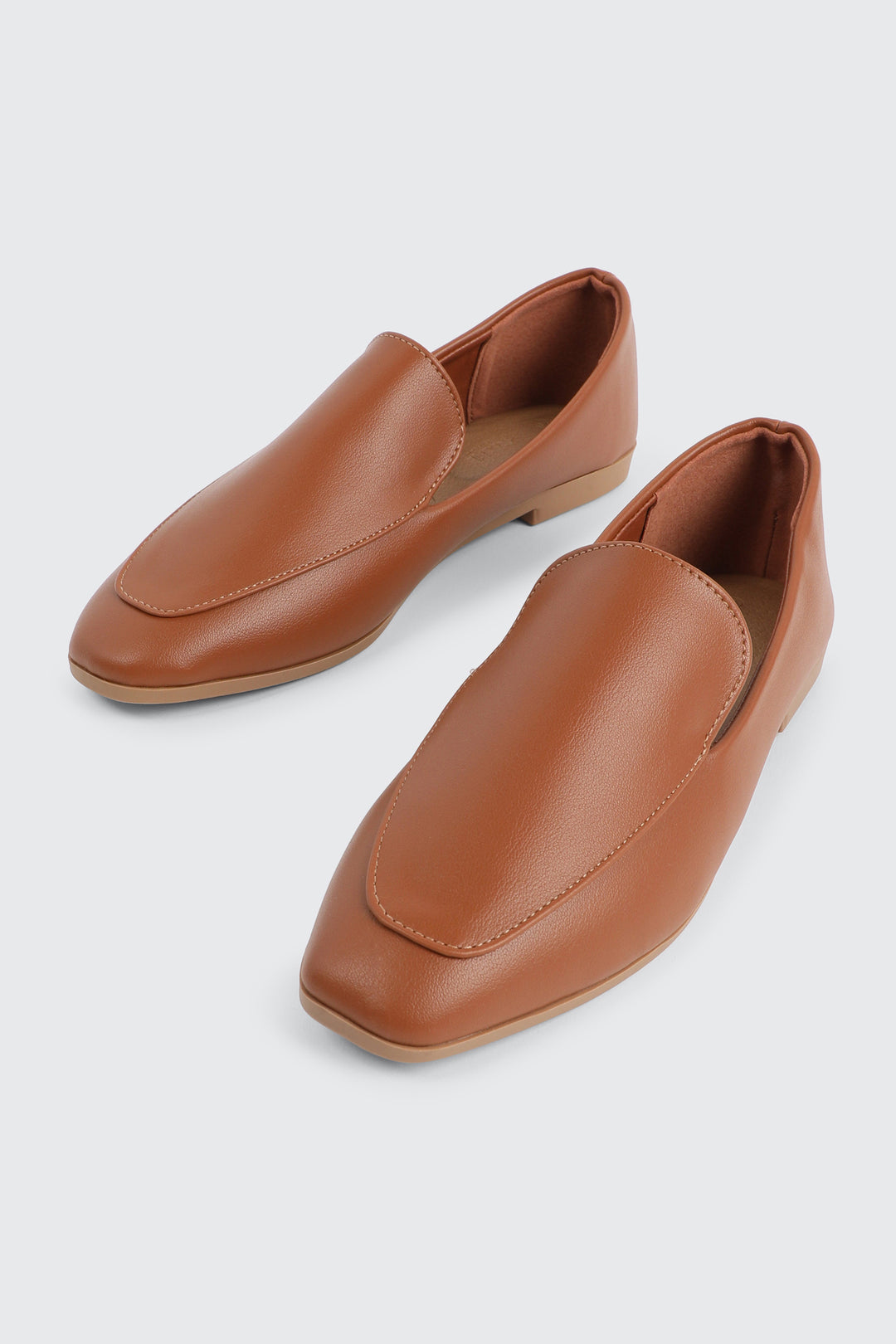 Faux Leather Loafers
