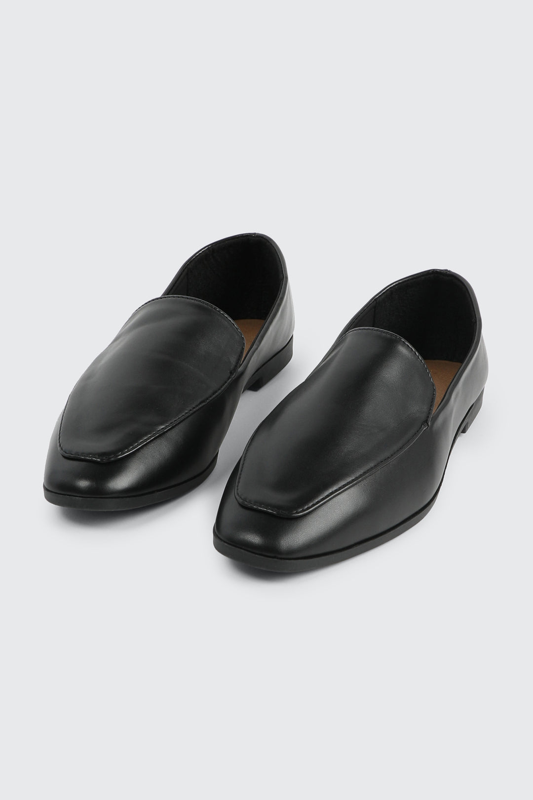 Faux Leather Loafers