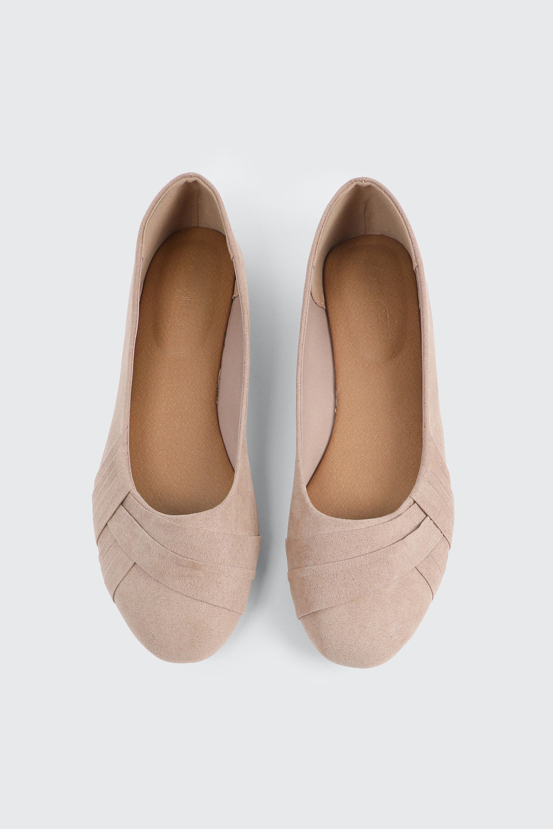 Pleated Ballet Flats