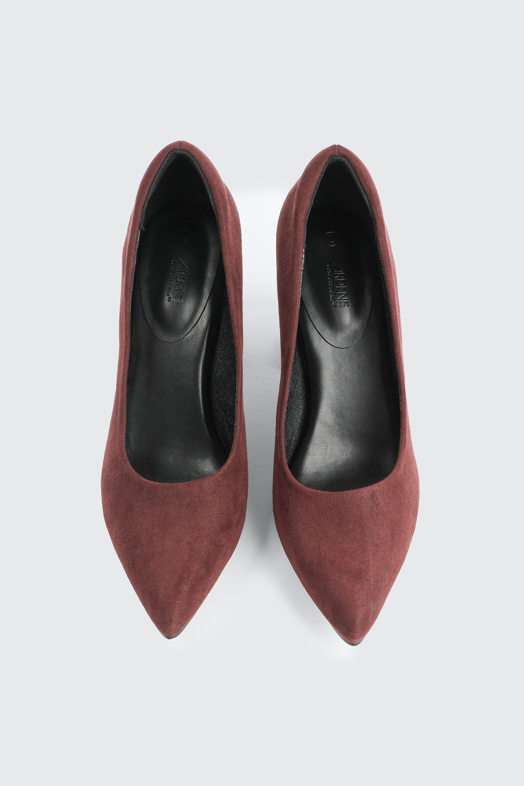 Block Heel Faux Suede Pumps
