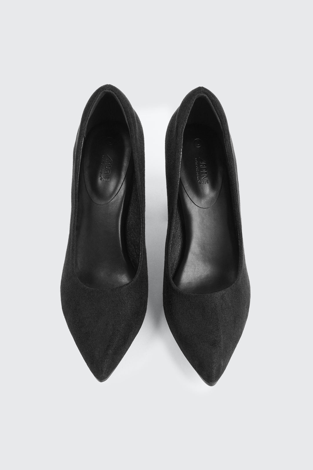 Escarpins en faux suède à talon bloc