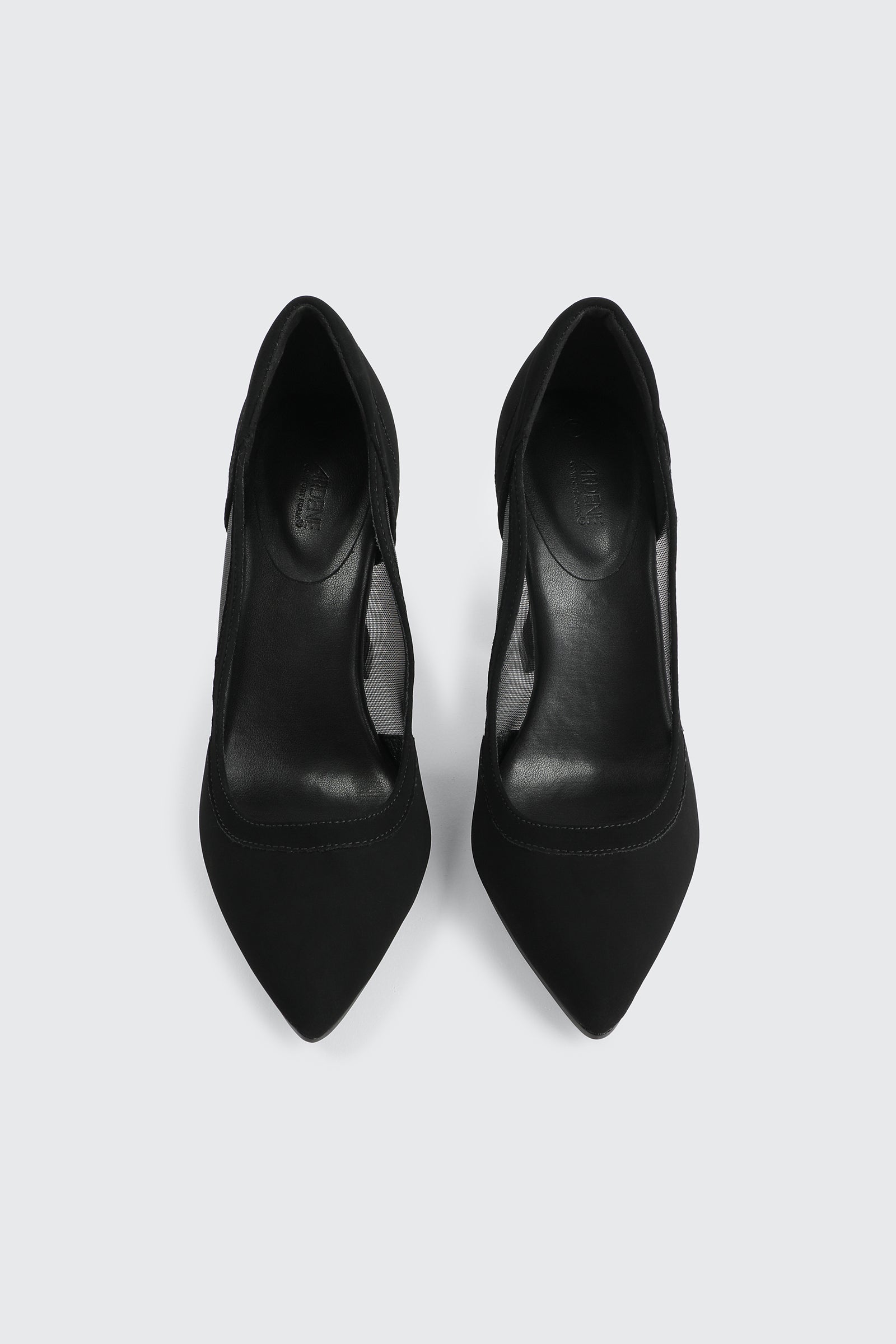 Mesh & Faux Suede Flare Heel Pumps – Ardene