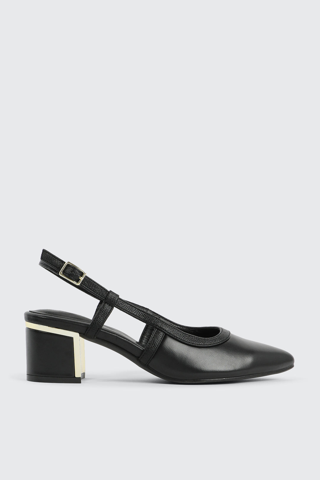 Escarpins à bride arrière et talon bloc