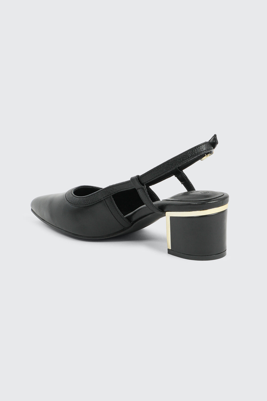 Escarpins à bride arrière et talon bloc
