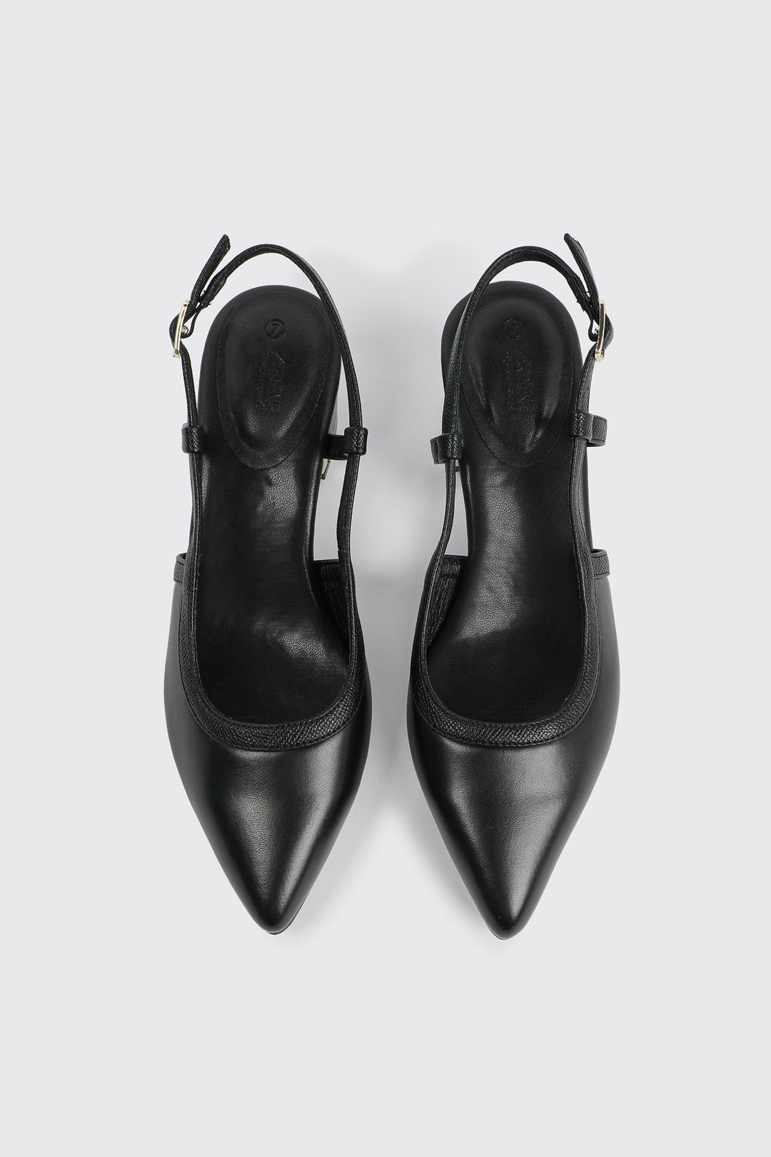 Escarpins à bride arrière et talon bloc