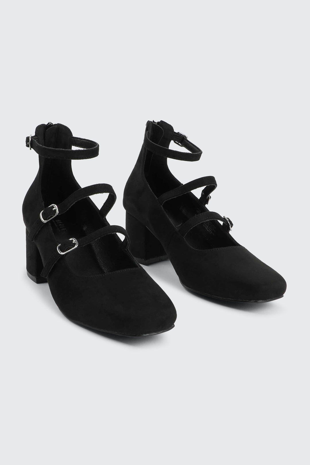 Triple Strap Mary Janes