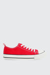 Low Top Sneakers with Toe Cap