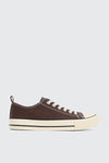 Low Top Sneakers with Toe Cap