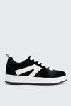Faux Suede Contrast Sneakers