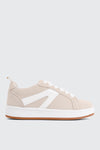 Faux Suede Contrast Sneakers