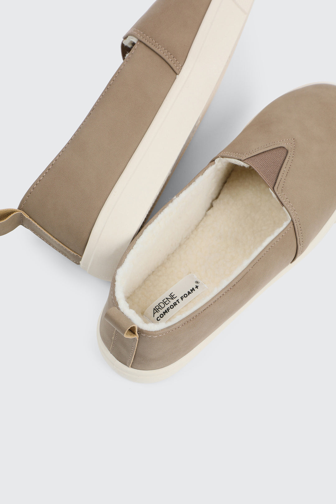 Sherpa Lined Slip On Sneakers