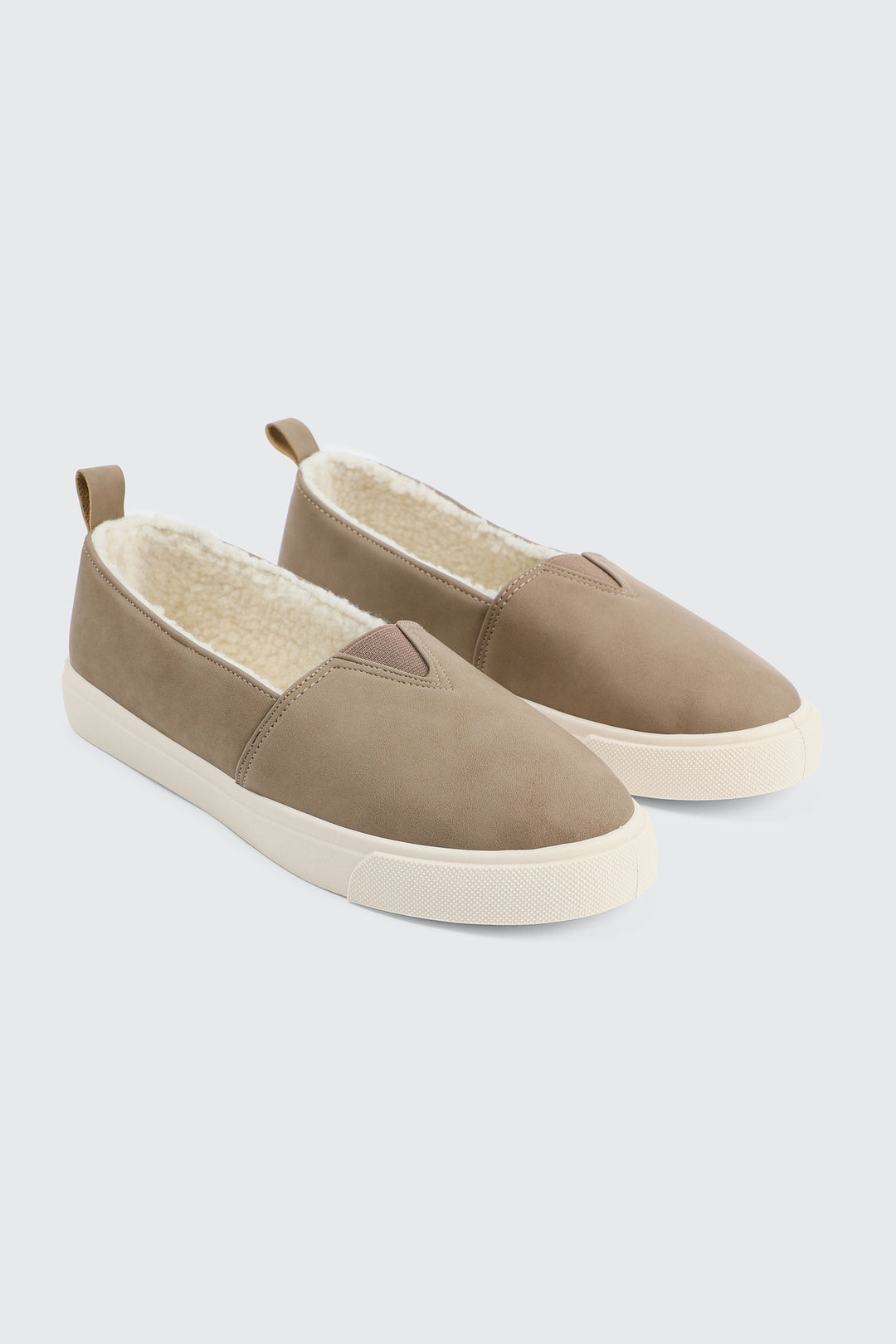 Sherpa Lined Slip On Sneakers