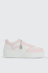 Thick Sole Court Sneakers with Charm