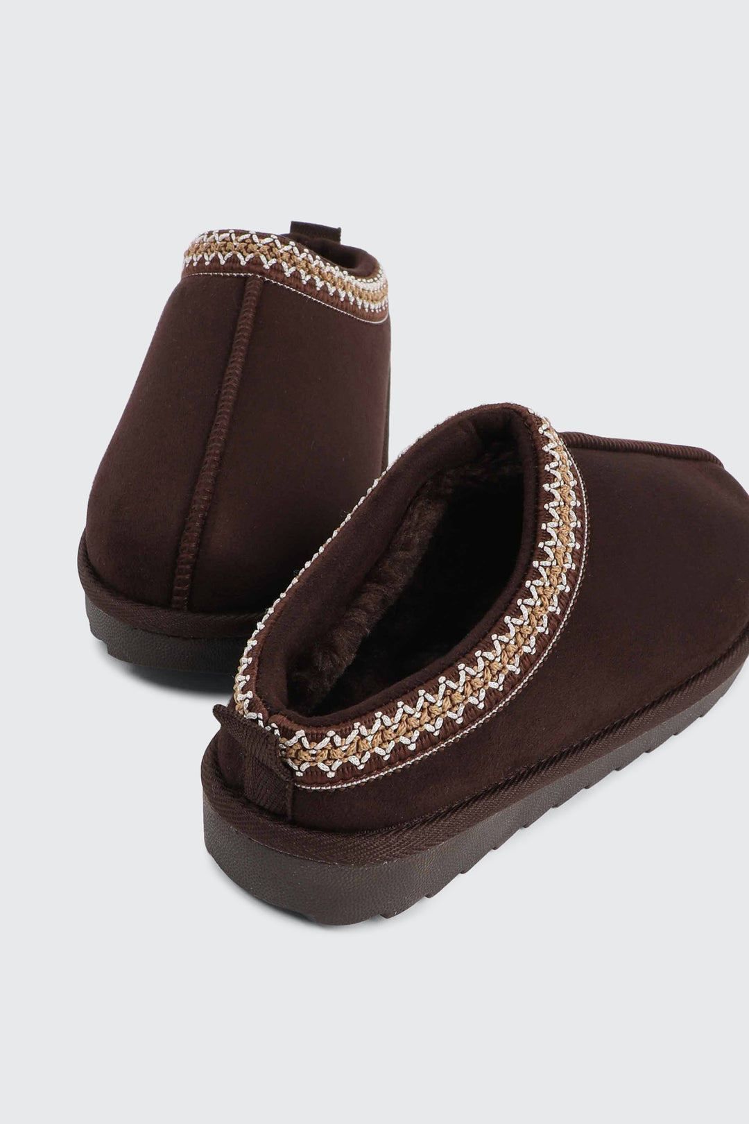 Faux Sheepskin Clogs