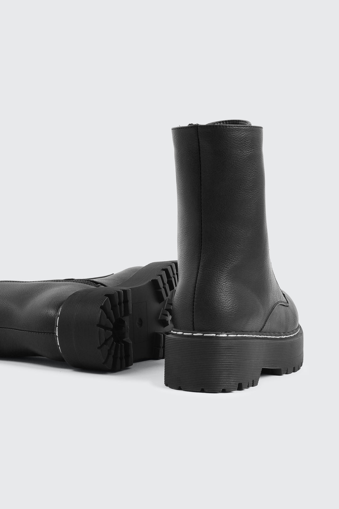 Chunky Sole Combat Boots