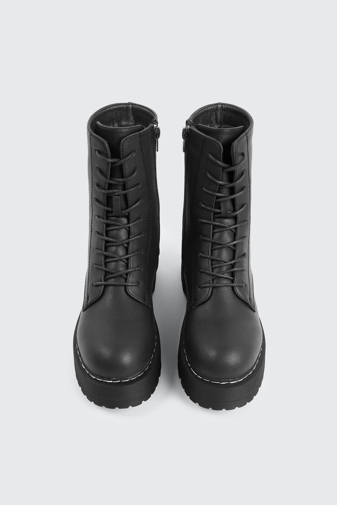 Chunky Sole Combat Boots