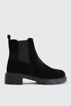 Faux Suede Chelsea Boots