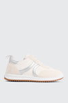 Faux Suede & Leather Contrast Sneakers