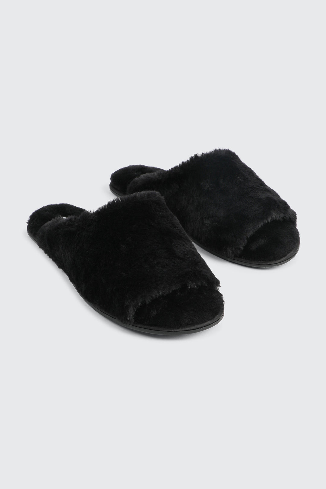 Faux Fur Slippers