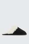 Mule Slippers with Fur Lining